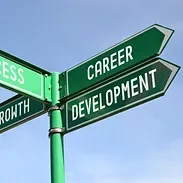 Success, growth, career, development sig